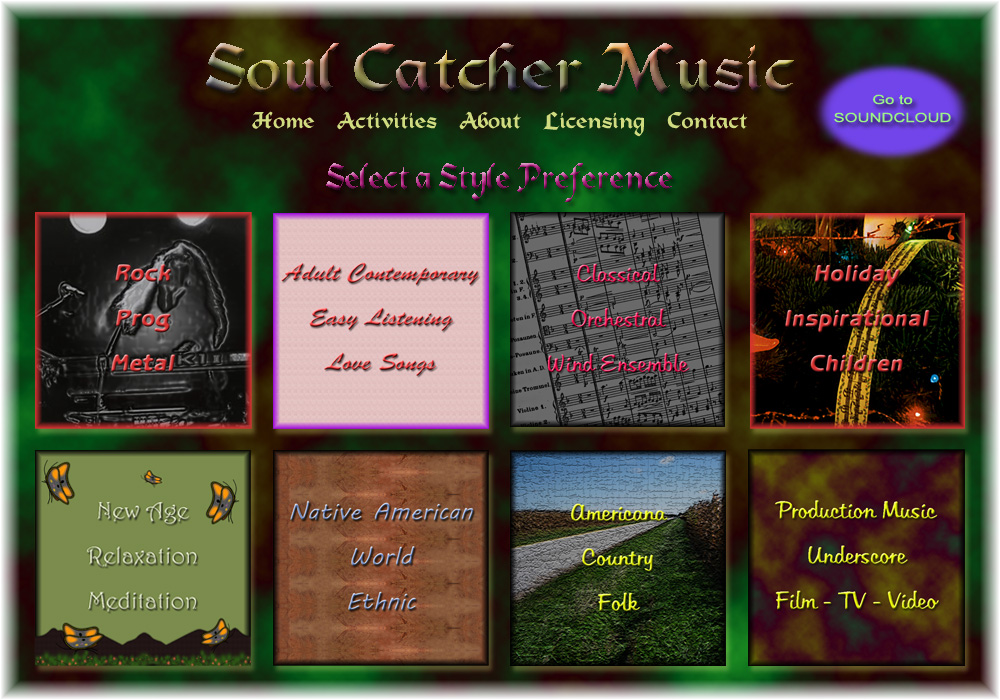 Soul Catcher Music - Listening Preferences